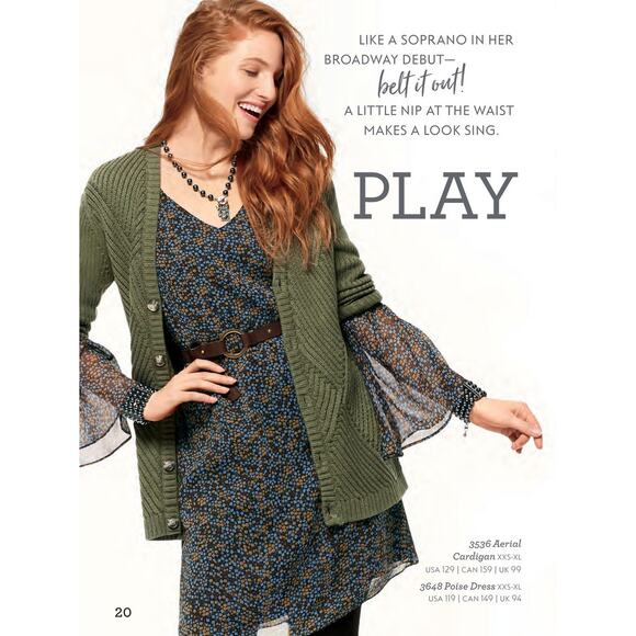 CAbi Poise Floral Dress Size M Boho Shift Blue Muti Print Chiffon‎ Style 3648 - Picture 10 of 10